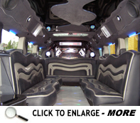 Click image to enlarge the H2 Hummer Stretch Limo